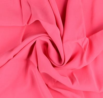 Bild 1 von Reststück Viskosestoff - sandwashed - Mischgewebe knitterarm candy pink-  180 cm