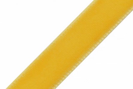 Bild 1 von Samtband Samt Samtbänder - 9 mm breit - gelb - 3 Meter