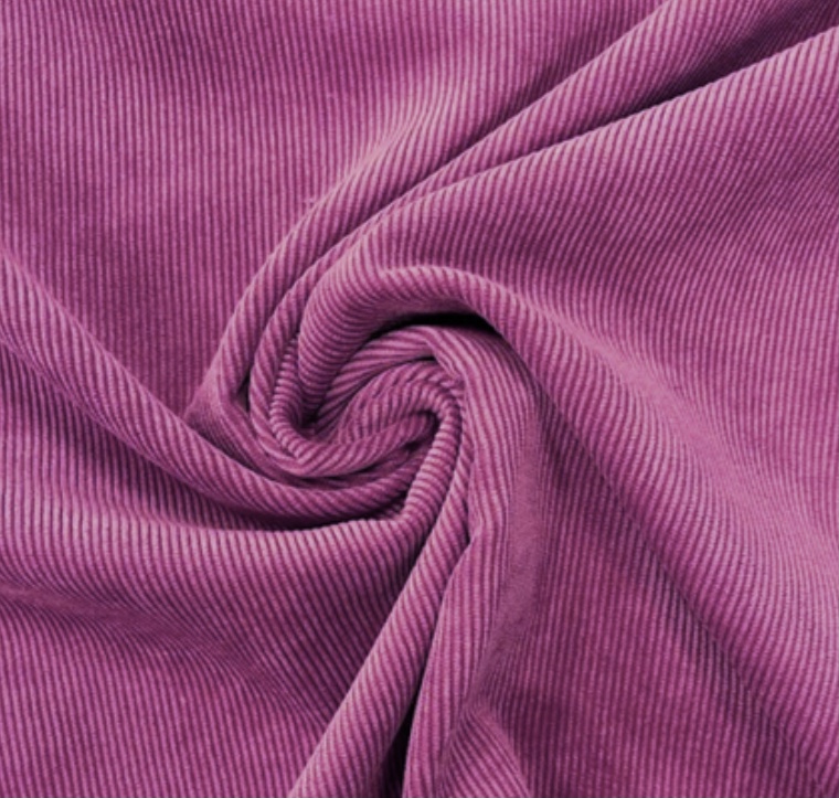 Bild 1 von Reststück Breitcord Samtcord - dunkle beere - 190 cm