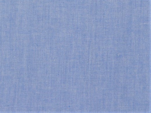 Bild 1 von Baumwollstoff Blusenstoff - garngefärbt - blau -  50 cm