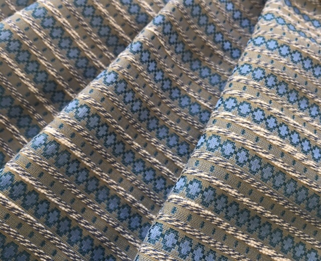 Bild 1 von Jacquard - Bordürenstoff Streifen gewebt - knitterarm  - 50 cm