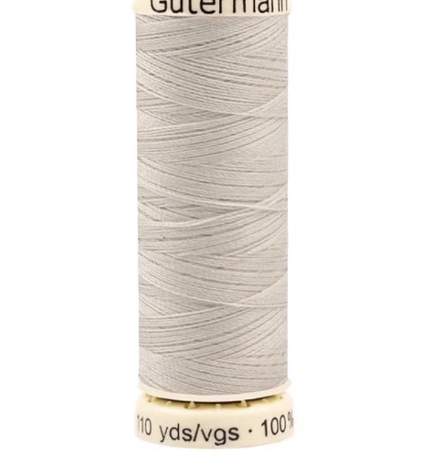 Bild 1 von Gütermann universal Polyester Nähgarn - 100m Spule - Farbe 299 grau-creme