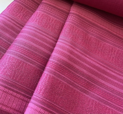 Bild 1 von Jacquard - Dirndlstoff  Bordüre gewebt Streifen  - Beerentöne - 165 cm