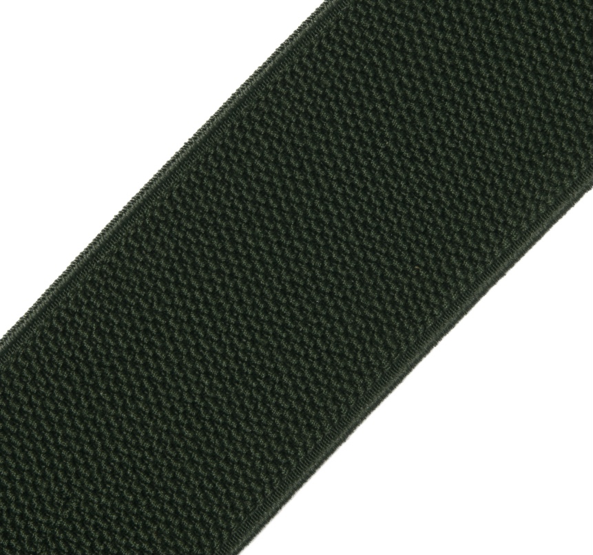Bild 1 von Gummiband für Trachtengürtel - 5 cm  - dunkelgrün Dirndlgürtel elastisch gewebt