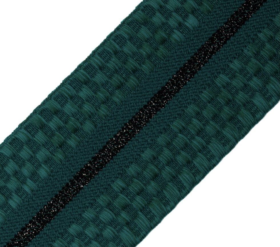 Bild 1 von Gummiband für Trachtengürtel - 6 cm  - dunkelpetrol petrol -   Dirndlgürtel elastisch gewebt
