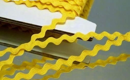 Bild 1 von Zackenlitze - 4 mm breit - viele Farben  / (Farbe) goldgelb