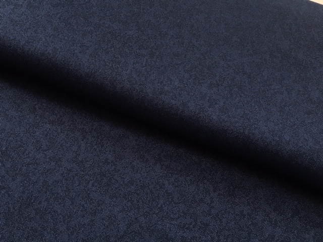 Bild 1 von Trachten Stoff Baumwollköper Blumen - knitterarm dunkelblau - 50 cm