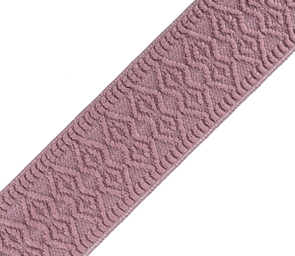 Bild 1 von Gummiband für Trachtengürtel - 4 cm  - altrosa Dirndlgürtel elastisch gewebt 60cm