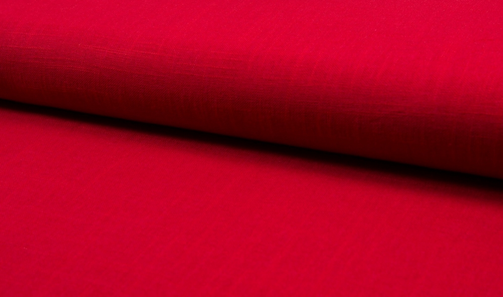 Bild 1 von Leinenstoff - helles rot - Dirndl - 50 cm