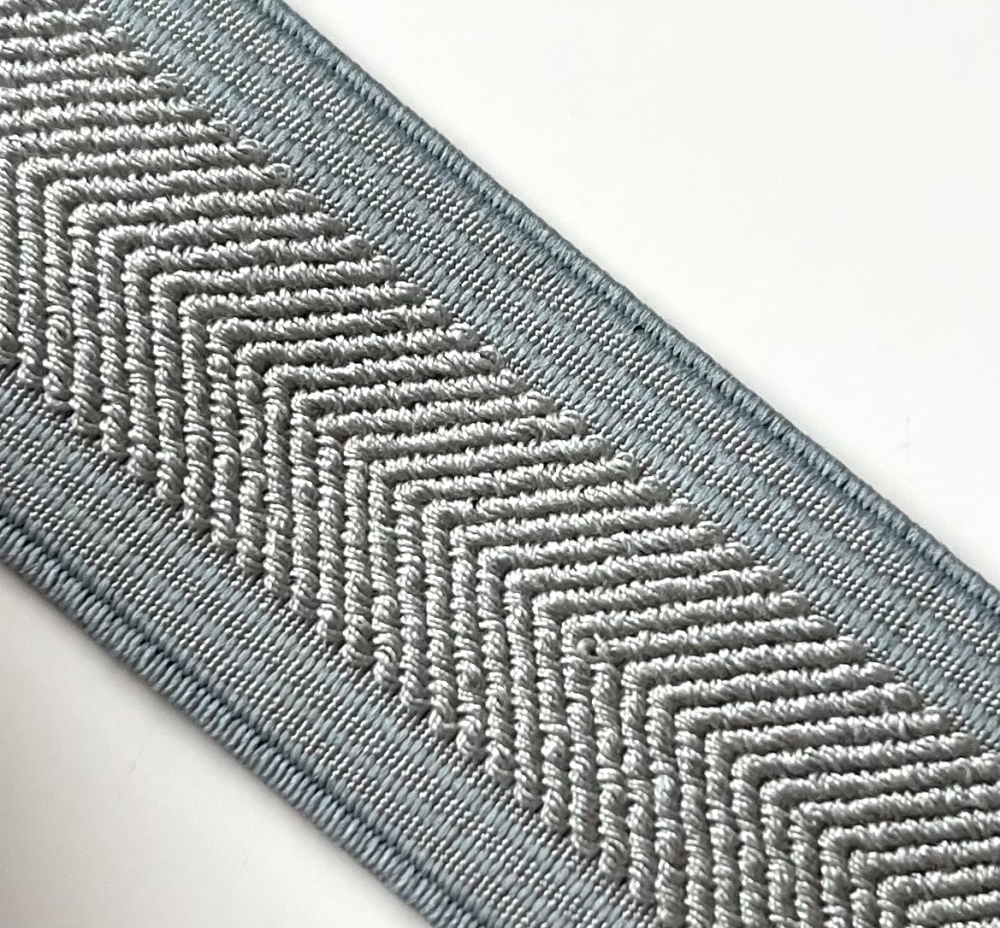 Bild 1 von Gummiband für Trachtengürtel - 4 cm  - altgrün pastell Dirndlgürtel elastisch gewebt