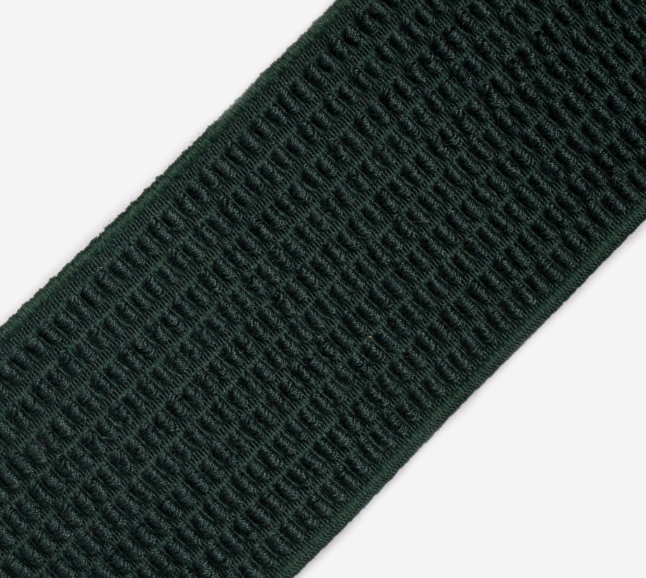 Bild 1 von Gummiband für Trachtengürtel - 5 cm  - dunkelgrün Dirndlgürtel elastisch gewebt