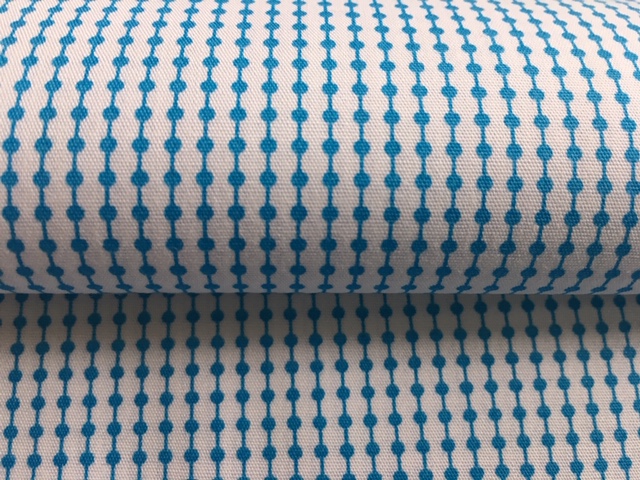 Bild 1 von Baumwollstoff Popeline - Punktmuster -  türkisblau - 50 cm