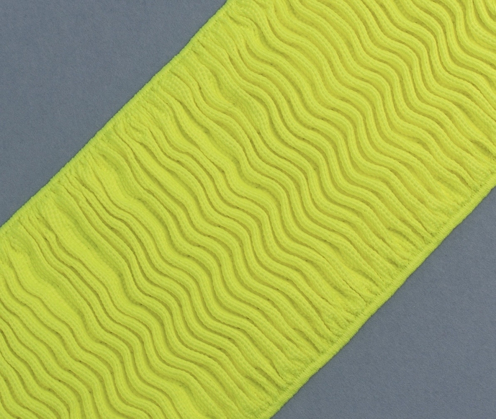 Bild 1 von Gummiband für Trachtengürtel - gelb neon 8 cm  - Dirndlgürtel elastisch