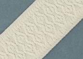 Bild 1 von Gummiband für Trachtengürtel - 4 cm  - off-weiß Dirndlgürtel elastisch gewebt