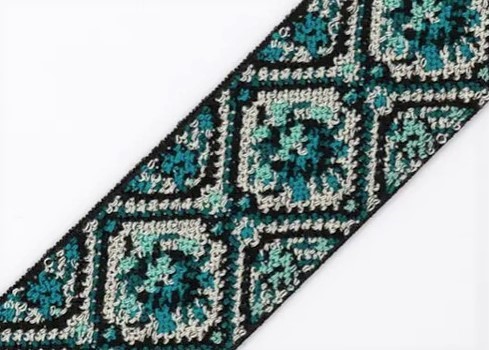 Bild 1 von Reststück Gummiband für Trachtengürtel - 4 cm  - Dirndlgürtel elastisch  154