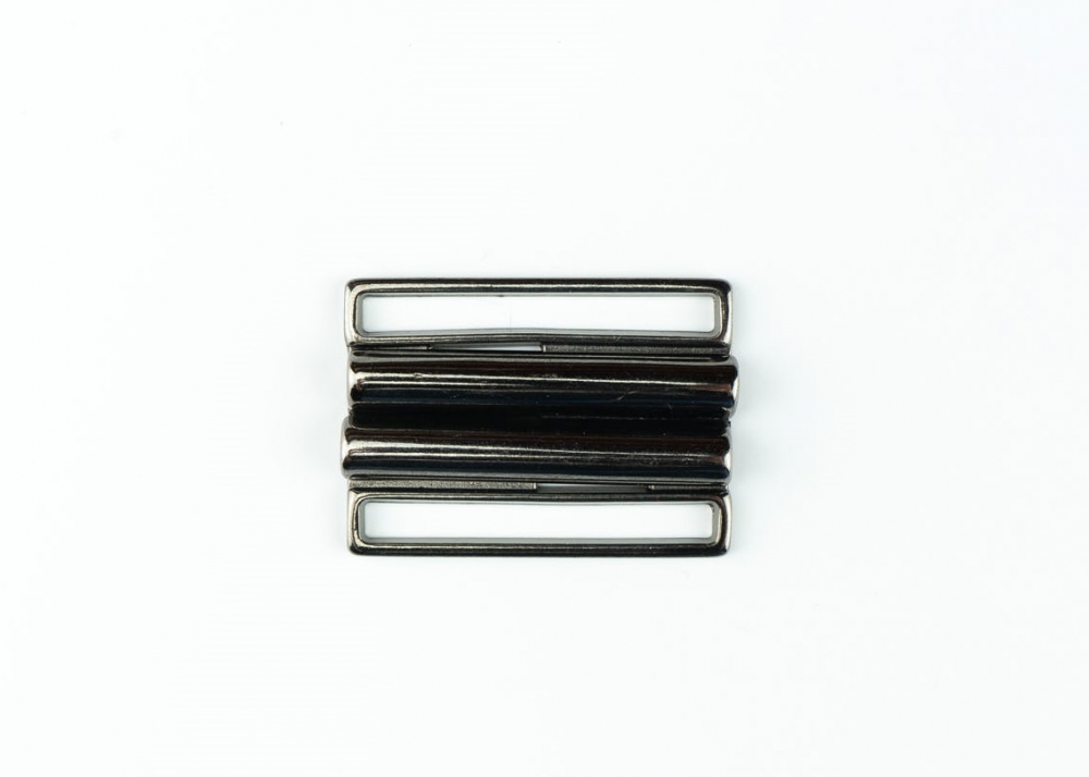 Bild 1 von Verschluß Schließe - Metall - dunkelgrau - 4 cm