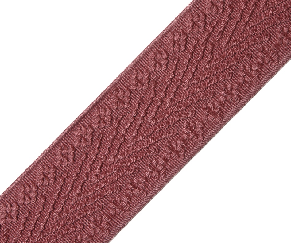 Bild 1 von Reststück Gummiband für Trachtengürtel - 4 cm  - Dirndlgürtel rosenholz elastisch  164 cm