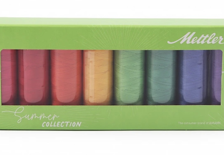 Bild 1 von Seralon Mettler universal Polyester Nähgarn Set - 8 x 200m Spule - Sommer