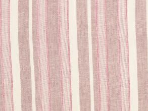 Bild 1 von Viskose-Leinenstoff - Streifen rosa -  50 cm