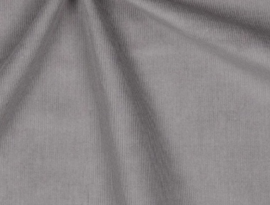 Bild 1 von Reststück Feincord / Samt Samtcord - grau - 140 cm