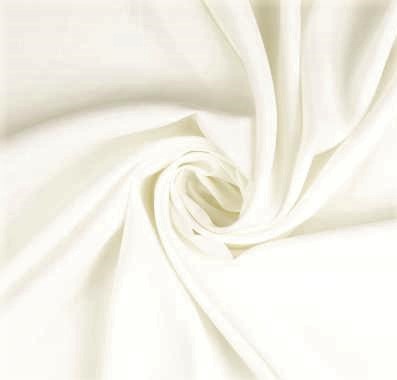 Bild 1 von Reststück Viskosestoff - sandwashed - Mischgewebe knitterarm weiß -  170 cm