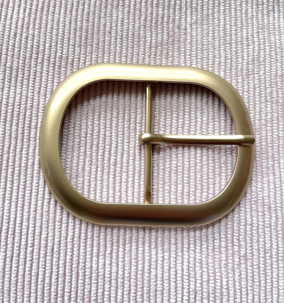 Bild 1 von Gürtelschnalle mit Dorn - Schließe - Metall goldfarben -  45 mm 