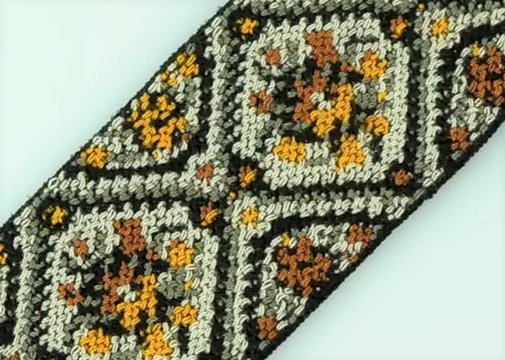 Bild 1 von Reststück Gummiband für Trachtengürtel - 4 cm  - Dirndlgürtel elastisch  125 cm