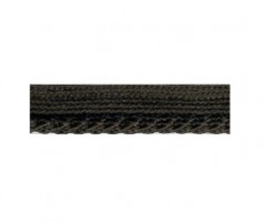 Bild 1 von Reststück Paspel Paspol  / Biese Satin - gedreht - 10 mm breit - schwarz - Farbe 14  245cm