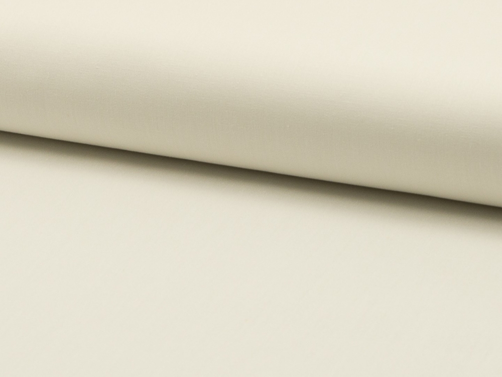 Bild 1 von Blusenstoff Baumwoll-Popeline uni - cremeweiß - 92 cm