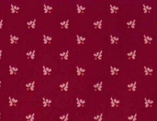 Bild 1 von Dirndl Stoff Baumwollsatin kleine Blumen- rot rosa - 50 cm