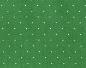Bild 1 von Dirndl Stoff kleine Punkte - satt grün weiß - 50 cm