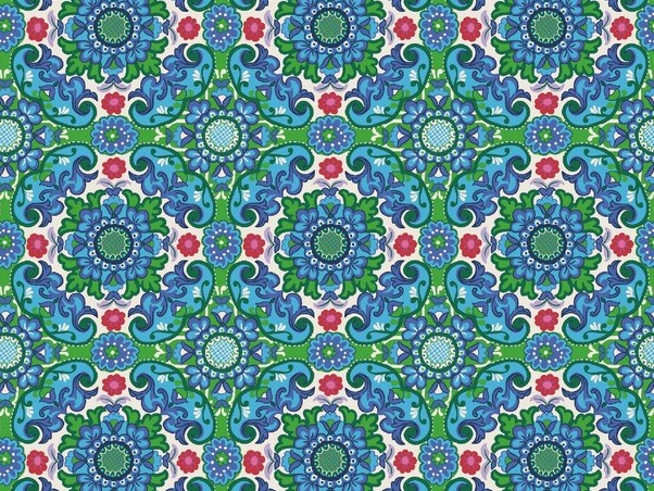 Bild 1 von Reststück Rosen Baumwollstoff Popeline - Blumen - dunkelblau -  200 cm