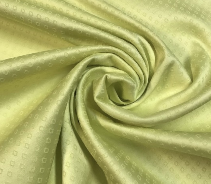 Bild 1 von Jacquard Rock Dirndl Stoff Baumwoll-Mischgewebe - zitrone gelbgrün - 50 cm