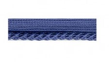 Bild 1 von Reststück Paspel Paspol  / Biese Satin - gedreht - 10 mm breit - royalblau königsblau Farbe24  440cm