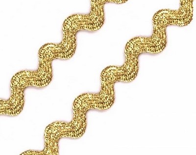 Bild 1 von Schmale Zackenlitze - 4 mm breit - viele Farben  / (Farbe) gold