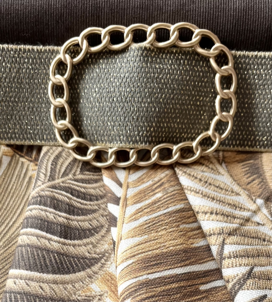 Bild 1 von Dirndlschnalle Schließe Gürtel Schürze - Metall - goldfarben - 50mm