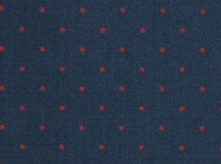 Bild 1 von Dirndl Stoff  Baumwollsatin Punkte - dunkelblau rot - 50 cm