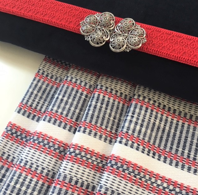 Bild 1 von Rock-Setpaket Streifen quer Bänderoptik - Jacquard Samtcord Lilli
