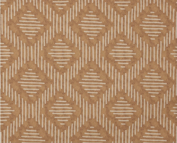 Bild 1 von Trachten Dirndl Stoff - knitterarm - geometrisches Muster - ocker - 2x100cm