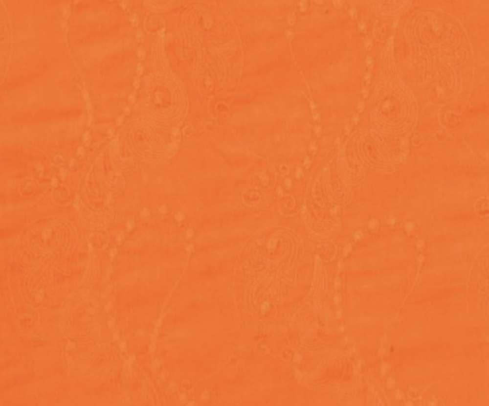 Bild 1 von Feincord / Samt Samtcord - bestickt - orange - 50 cm