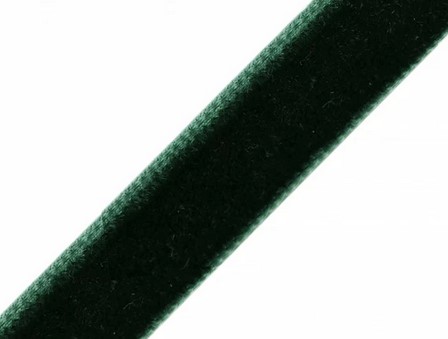 Bild 1 von Samtband Samt Samtbänder  - 9 mm breit - dunkelgrün - 3 Meter
