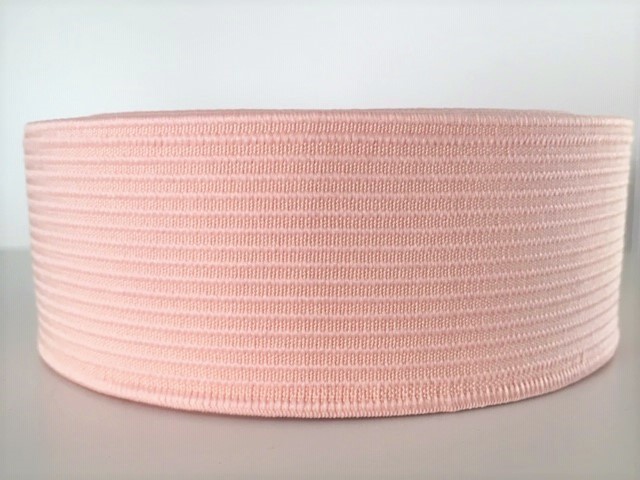 Bild 1 von Gummiband für Trachtengürtel - 4 cm  - pfirsich pastell Dirndlgürtel elastisch gewebt