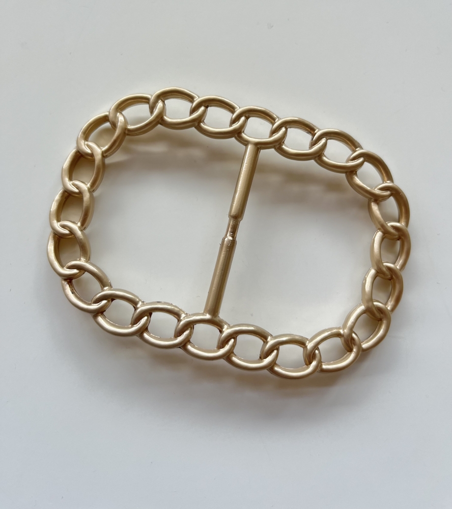 Bild 1 von Dirndlschnalle Gürtel Schürze - Metall - goldfarben - 45mm