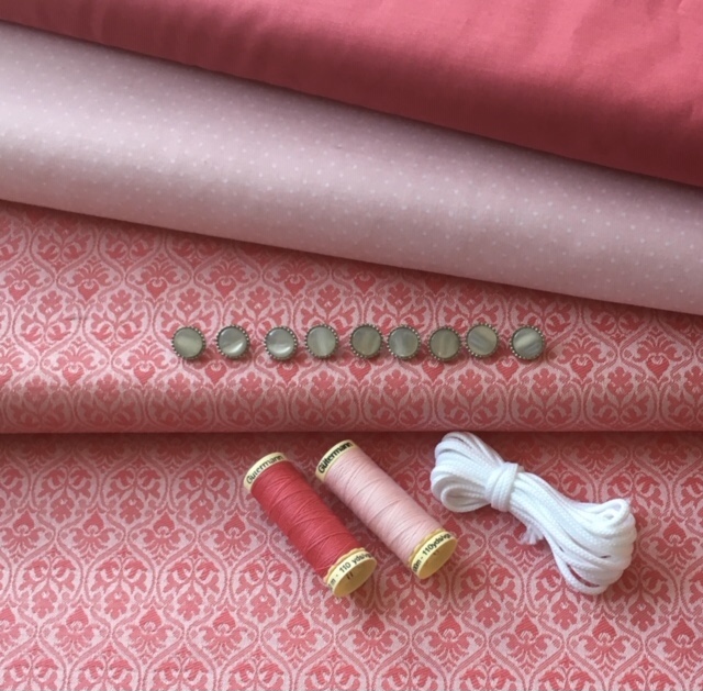 Bild 1 von Dirndl Nähpaket Conny koralle Ton in Ton  / (Größe) Größe 34-42