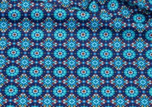Bild 1 von HILCO - Hilde - Blumen Ornamente blau - 50 cm