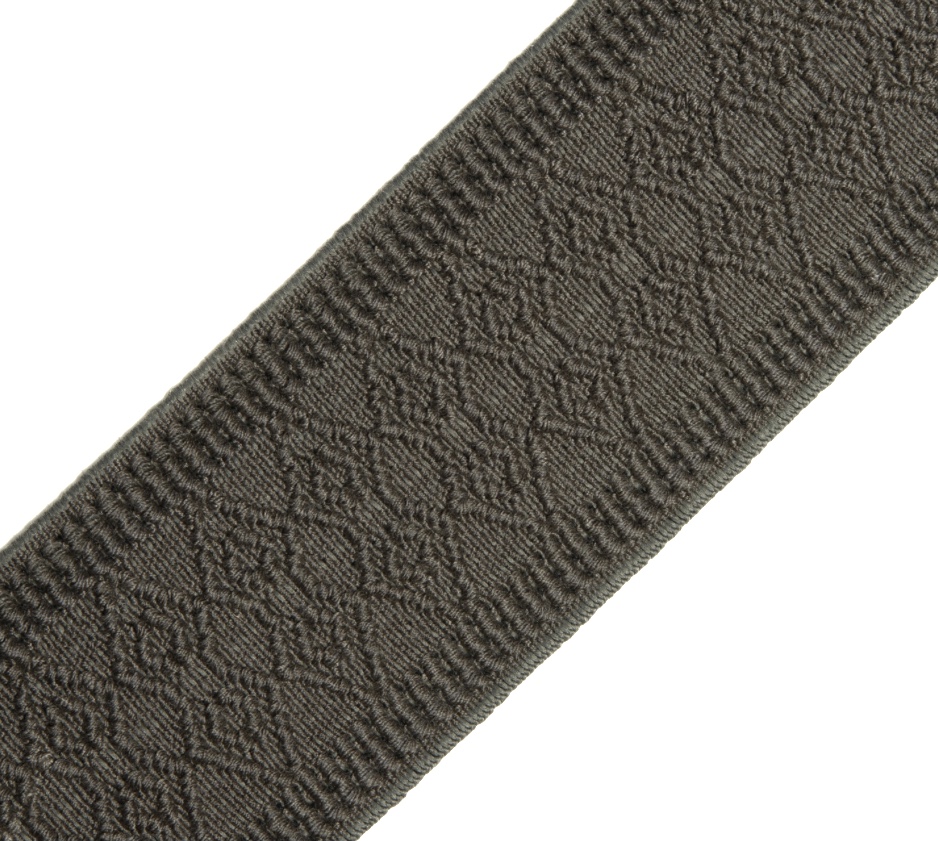 Bild 1 von Gummiband für Trachtengürtel - 5 cm  - dunkelgrau Dirndlgürtel elastisch gewebt