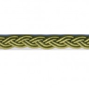 Bild 1 von Posamentborte Tresse geflochten - 6 mm breit - olivgrün - Farbe 58