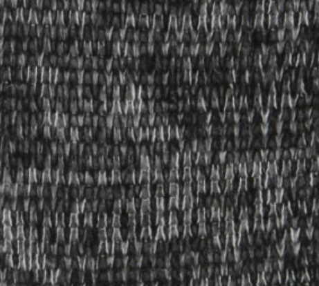 Bild 1 von Reststück Strickstoff  - schwarz grau weiß meliert - 200 cm
