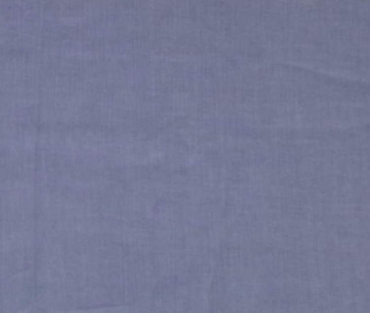 Bild 1 von Reststück Baumwollstoff Musselin - altblau  -  190 cm