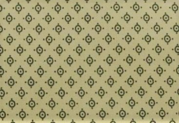 Bild 1 von Reststück Baumwollsatin Dirndl Stoff kleine Ornamente- sand dunkelgrün - 190 cm